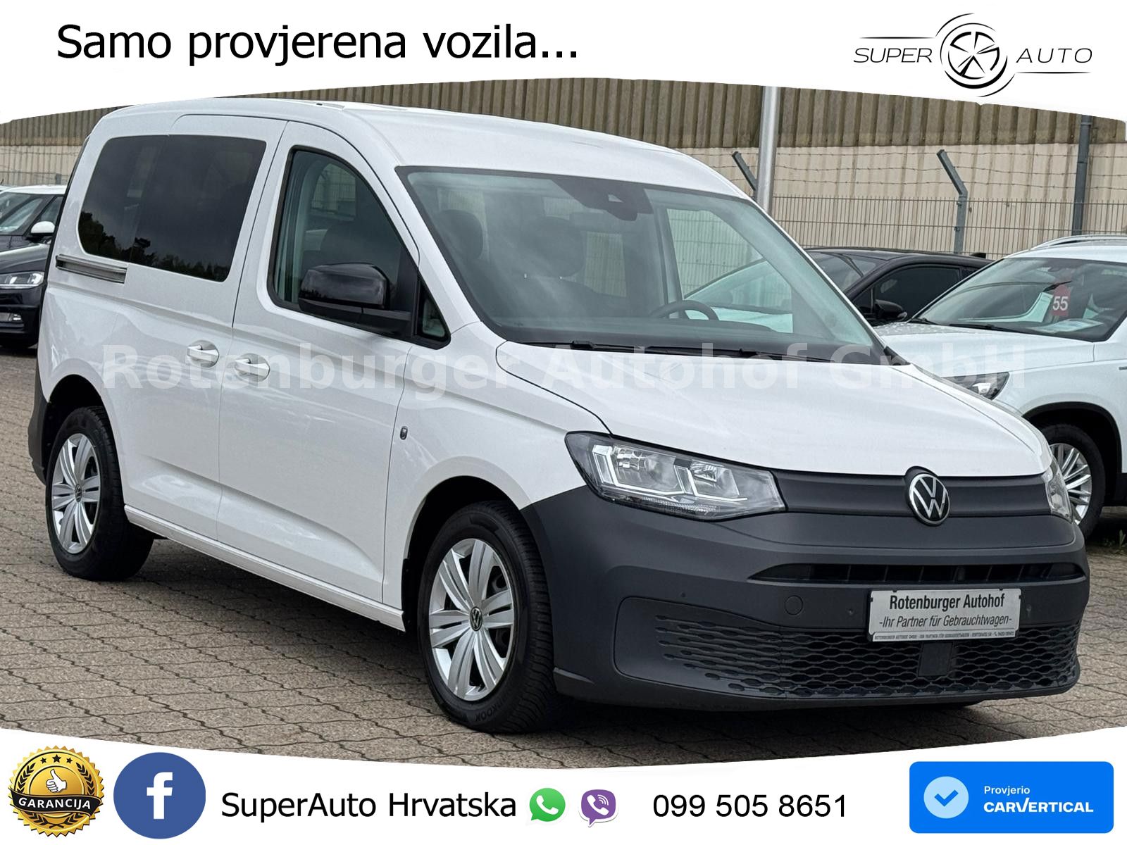 Volkswagen Caddy 2.0 TDI 75 KS, TEM+PARK+ASIST