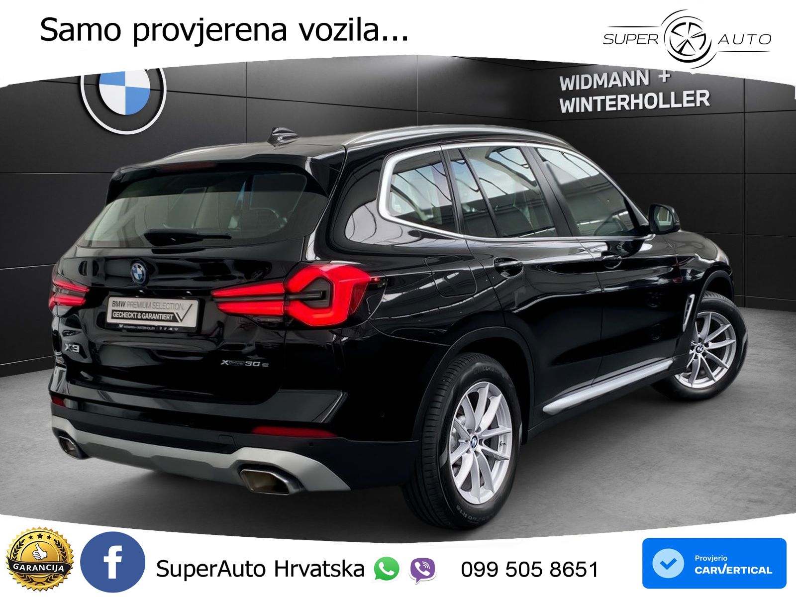 BMW X3 30e xDrive Aut. 292 KS, ACC+LED+KAM+GR SJED+VIRT+ASIST