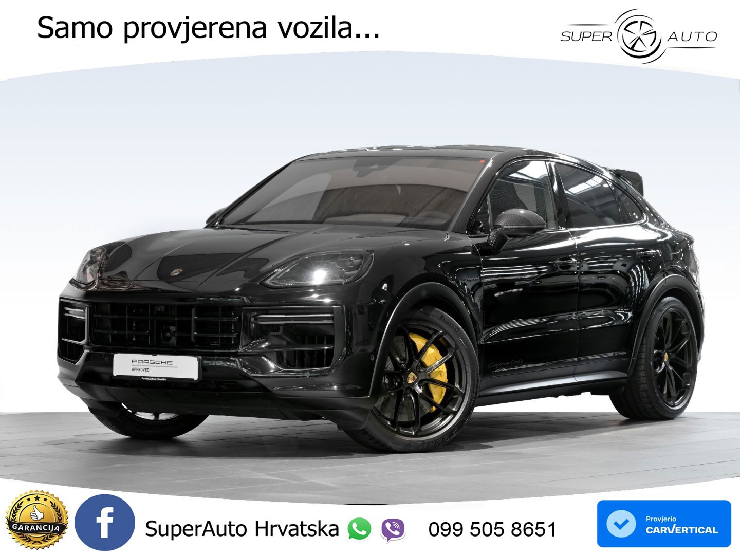 Porsche Cayenne Turbo E-Hybrid Coupé 4.0 V8 GT-Paket 740 KS, ACC+4xGR SJED+HEAD