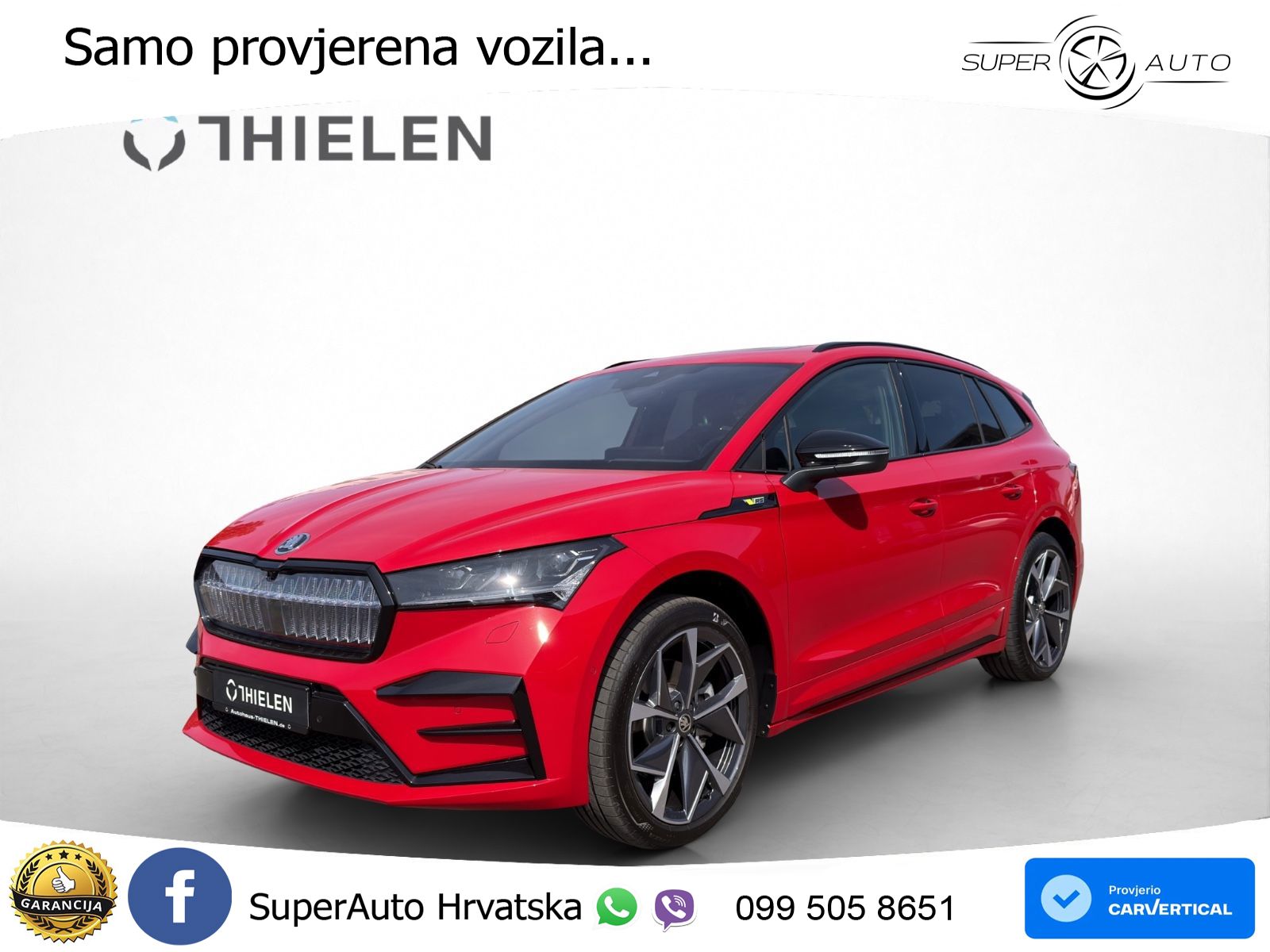 Škoda Enyaq iV Aut. RS Suite 299 KS, PANO+360+ACC+GR SJED+HEAD+KEY+LANE