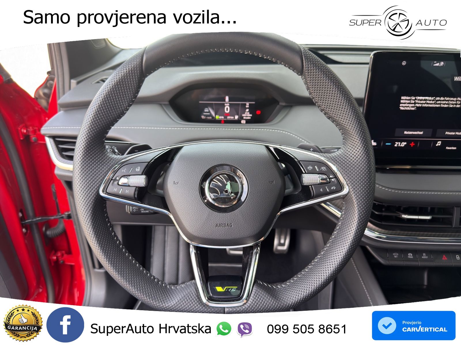Škoda Enyaq iV Aut. RS Suite 299 KS, PANO+360+ACC+GR SJED+HEAD+KEY+LANE