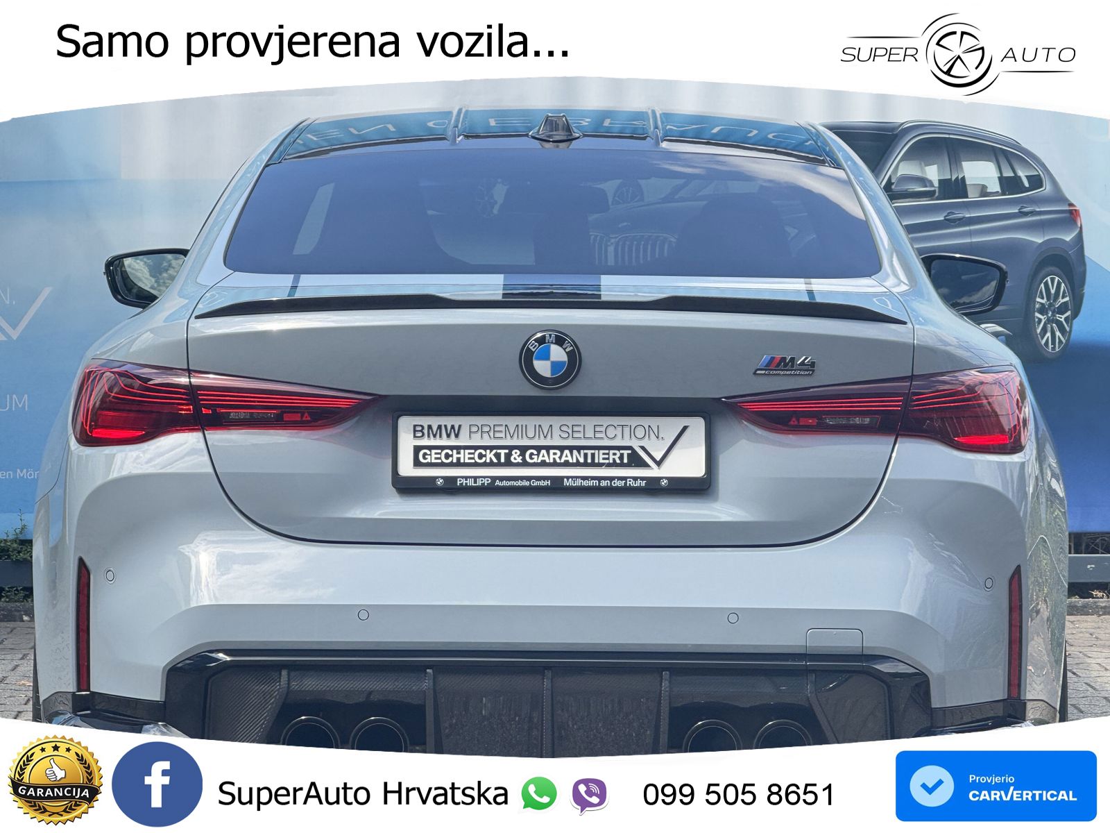 BMW M4 Competition 3.0 Aut. 510 KS, CARBON+360°+GR SJED+HEAD+KEY