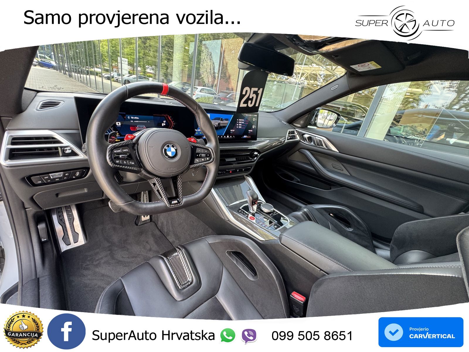 BMW M4 Competition 3.0 Aut. 510 KS, CARBON+360°+GR SJED+HEAD+KEY