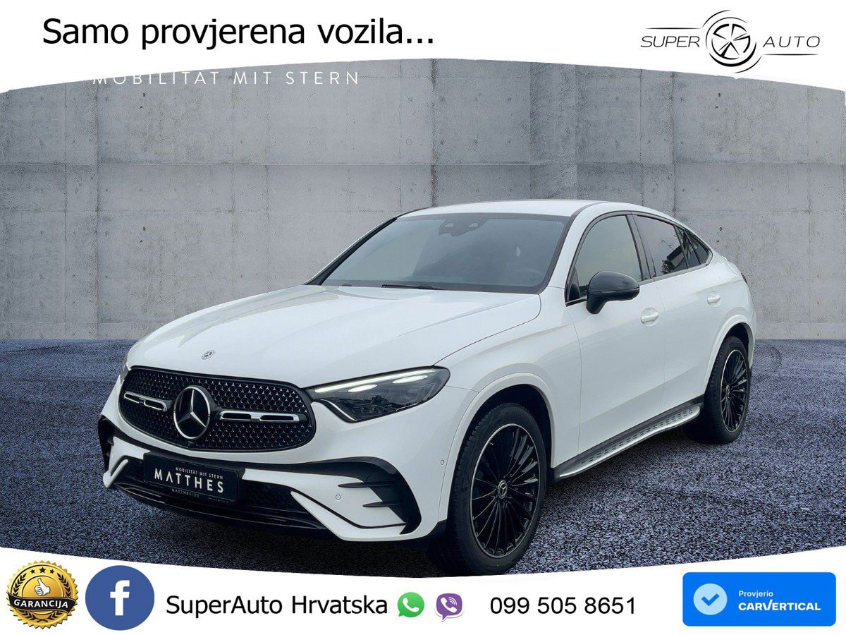 Mercedes GLC Coupe 220d 4M Aut. AMG 197 KS, ACC+360+GR SJED+VIRT+LANE