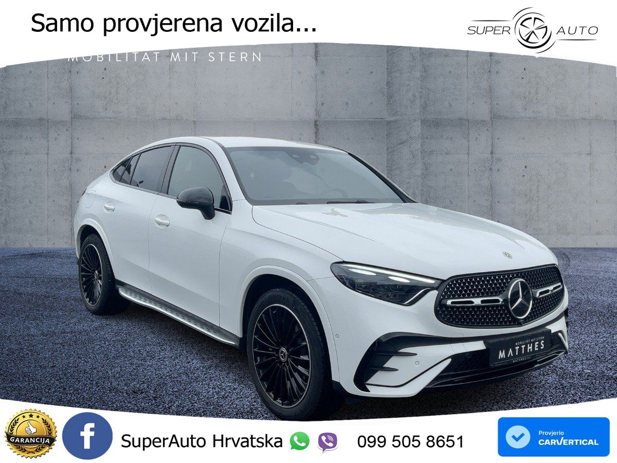 Mercedes GLC Coupe 220d 4M Aut. AMG 197 KS, ACC+360+GR SJED+VIRT+LANE