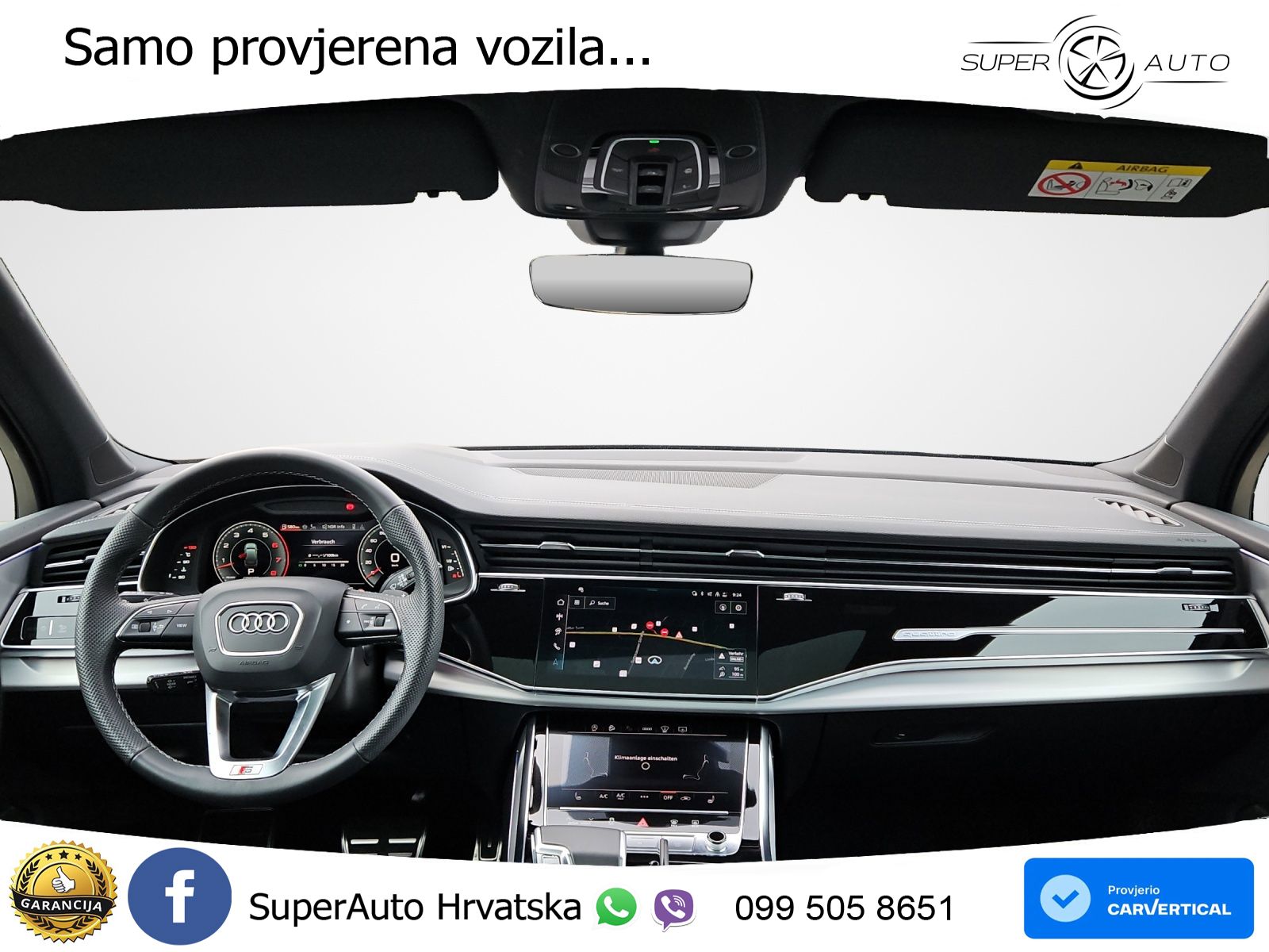 Audi Q7 55 TFSI tiptronic quattro S line 340 KS, PANO+ZRAČ+360+GR SJED+HEAD+ACC