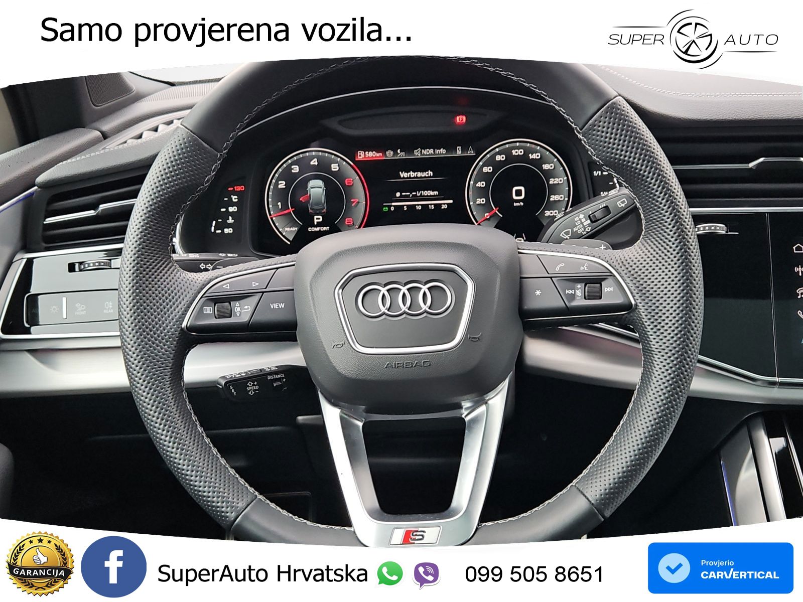Audi Q7 55 TFSI tiptronic quattro S line 340 KS, PANO+ZRAČ+360+GR SJED+HEAD+ACC