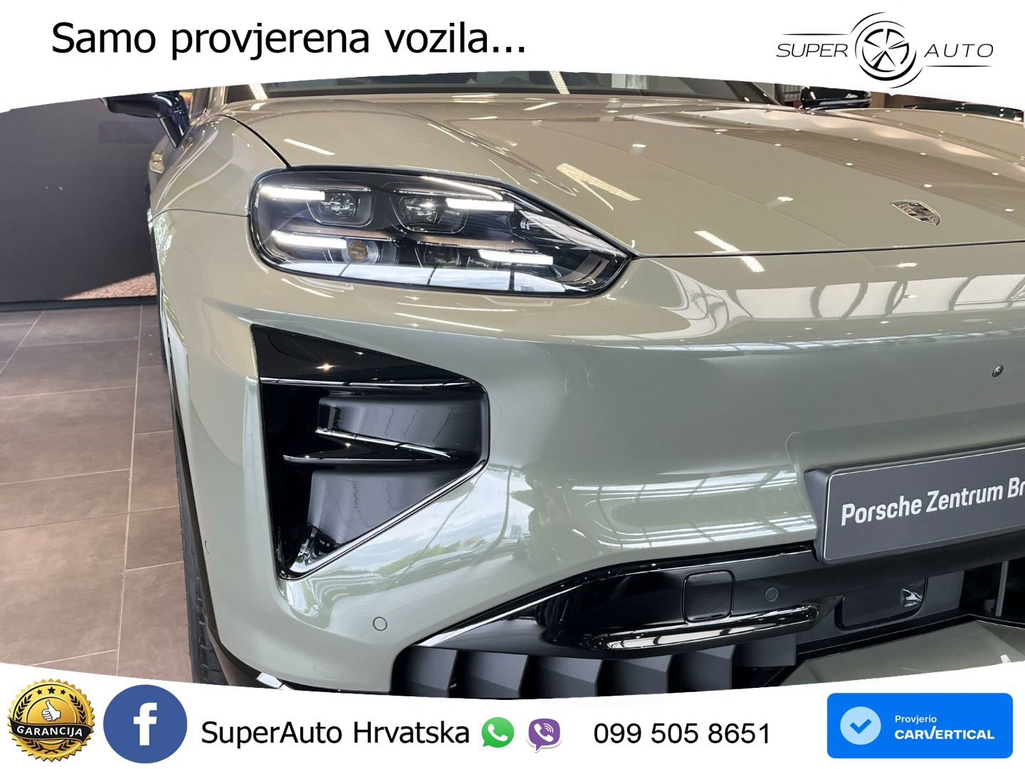 Porsche Cayenne Turbo Electric 1156 KS, PANO+ZRAČ+KAM+GR SJED+HEAD+ACC+KEY