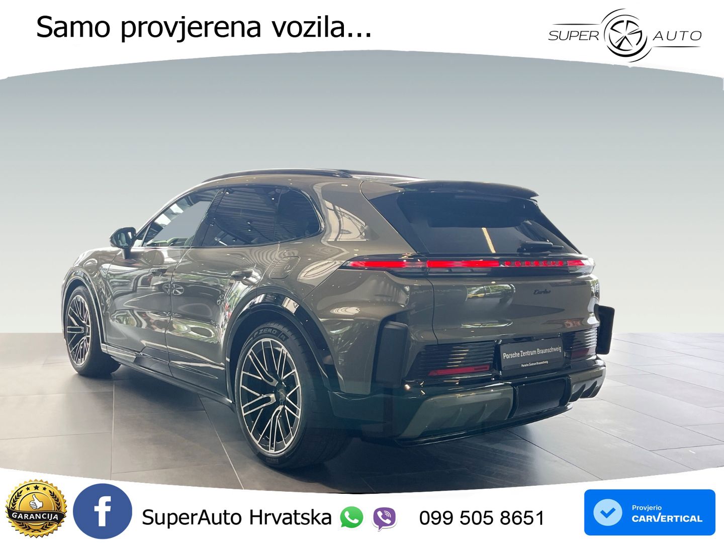 Porsche Cayenne Turbo Electric 1156 KS, PANO+ZRAČ+KAM+GR SJED+HEAD+ACC+KEY