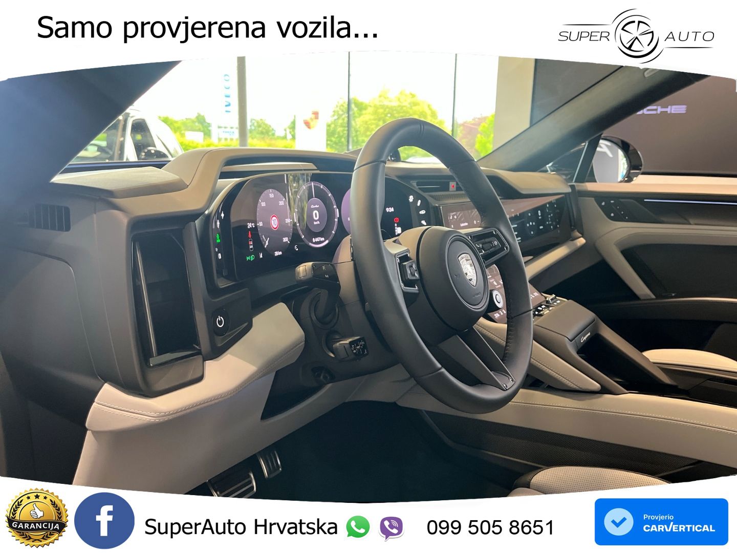 Porsche Cayenne Turbo Electric 1156 KS, PANO+ZRAČ+KAM+GR SJED+HEAD+ACC+KEY