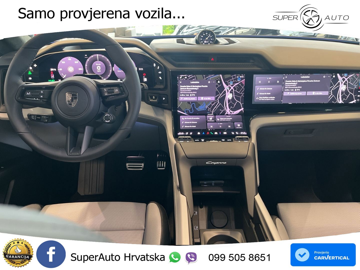 Porsche Cayenne Turbo Electric 1156 KS, PANO+ZRAČ+KAM+GR SJED+HEAD+ACC+KEY
