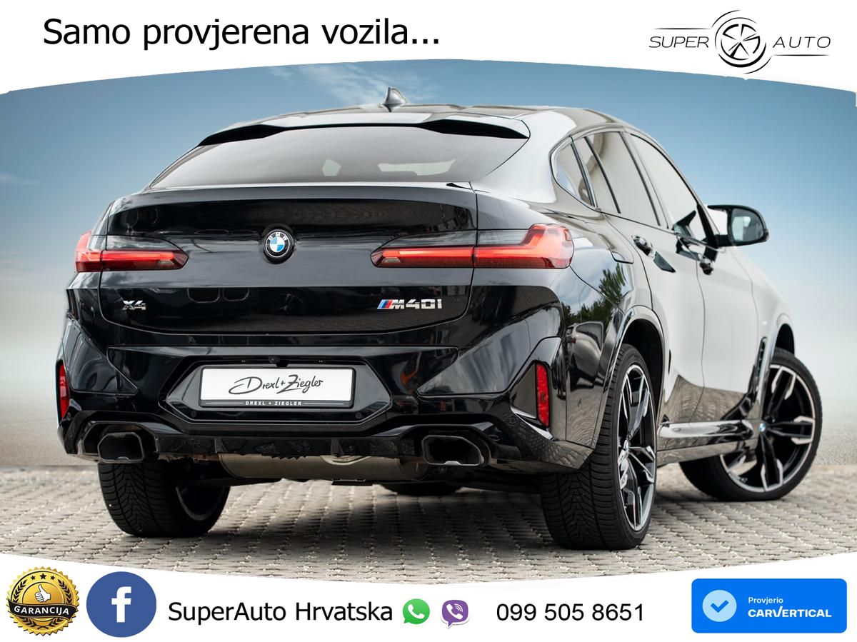 BMW X4 M40i xDrive Aut. 360 KS, LED+ACC+PANO+4xGR SJED+HEAD+360