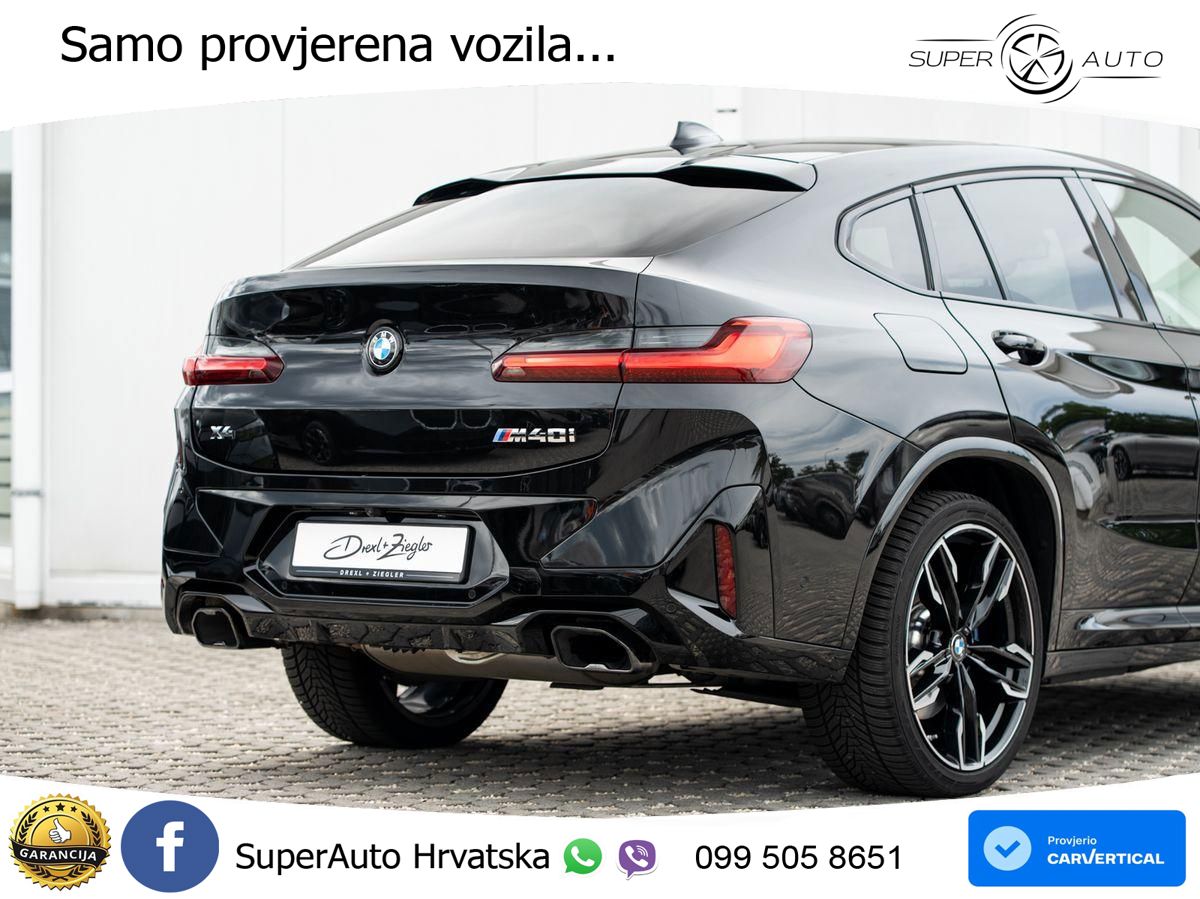 BMW X4 M40i xDrive Aut. 360 KS, LED+ACC+PANO+4xGR SJED+HEAD+360