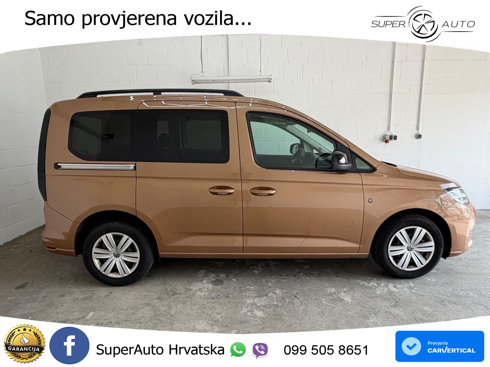 Volkswagen Caddy 2.0 TDI 102 KS, LED+GR SJED+PARK