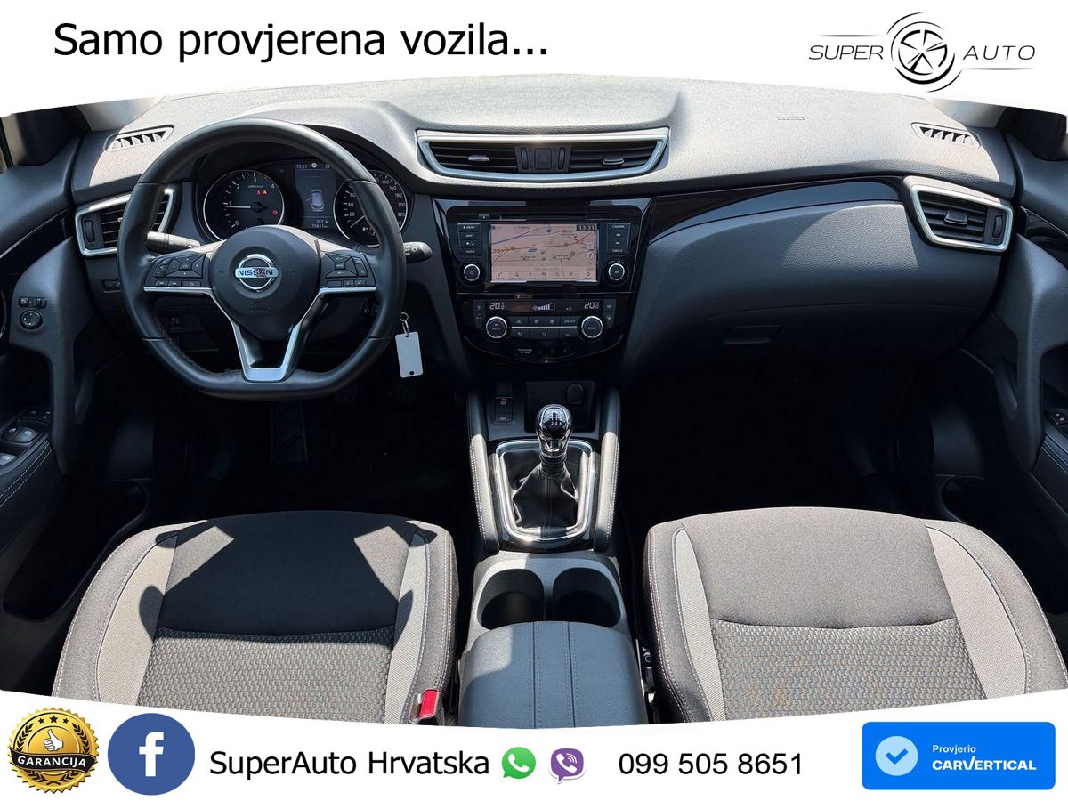 Nissan Qashqai 1.5 dCi N-Way 116 KS, KAM+GR SJED+PANO+ASIST