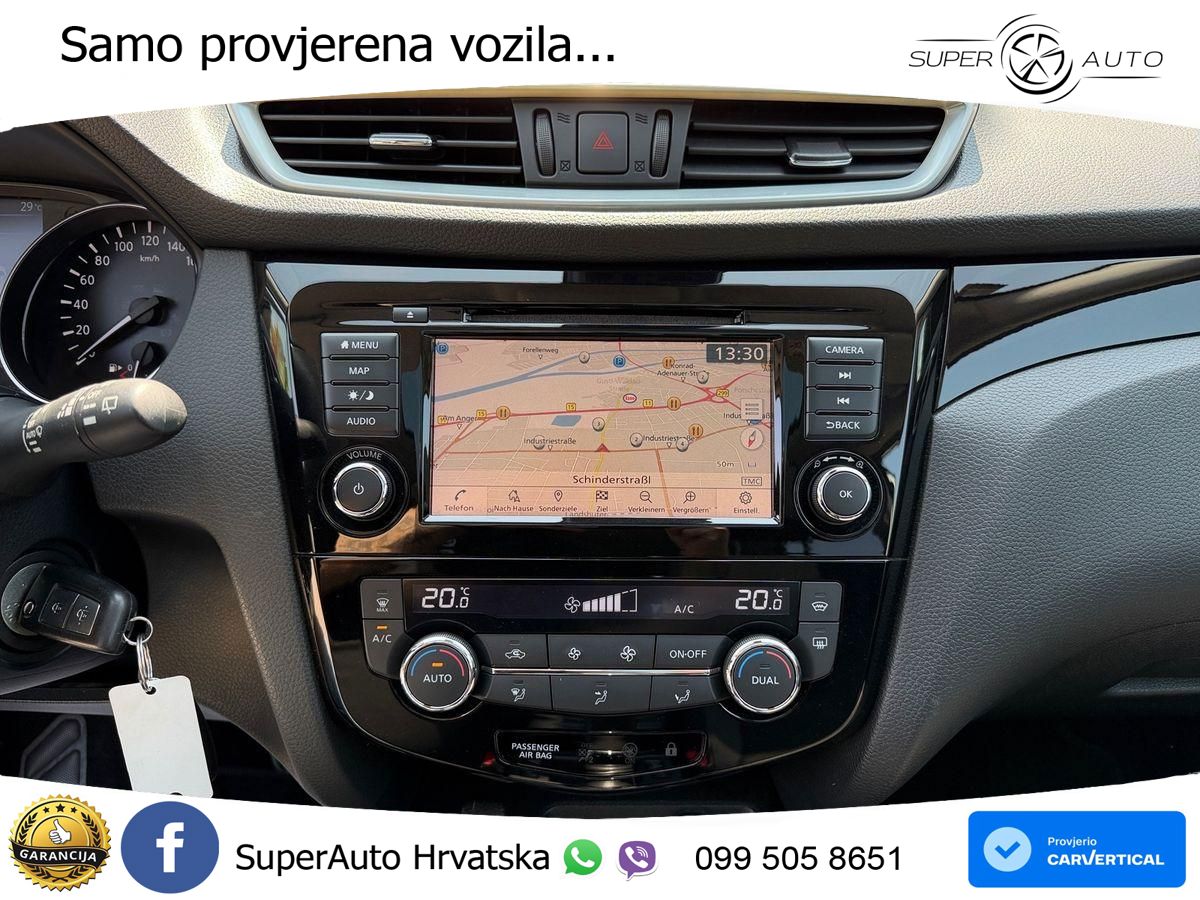 Nissan Qashqai 1.5 dCi N-Way 116 KS, KAM+GR SJED+PANO+ASIST