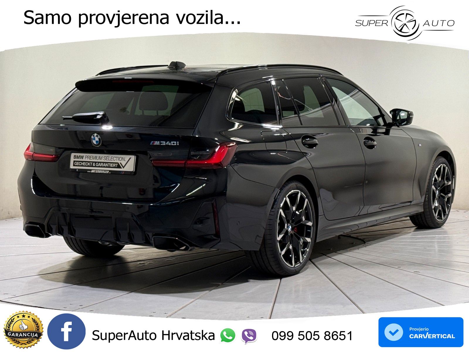 BMW 340i Touring xDrive Aut. M Sport 374 KS, PANO+360+HEAD+GR SJED+KEY+VIRT+LANE