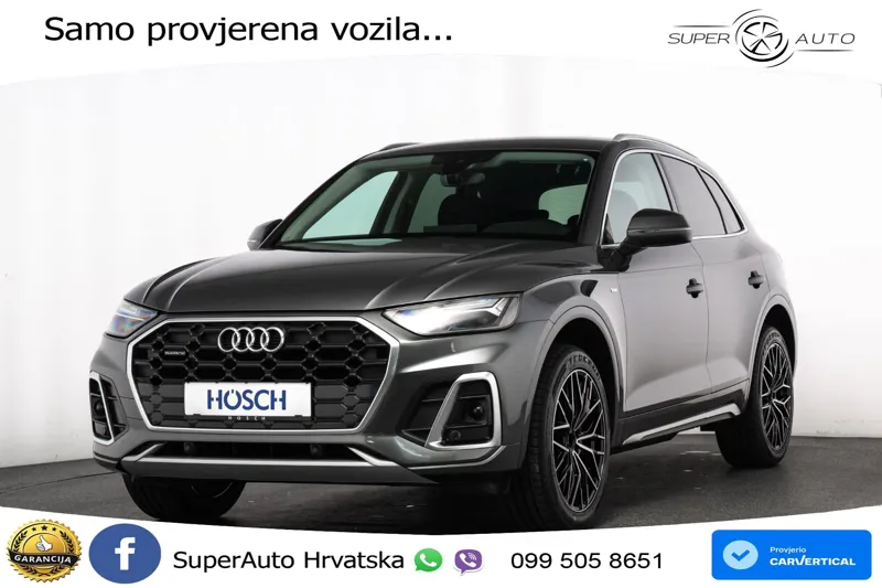 Audi Q5 40 TDI quattro ultra S tronic S line 204 KS, ACC+KAM+VIRT+NAVI