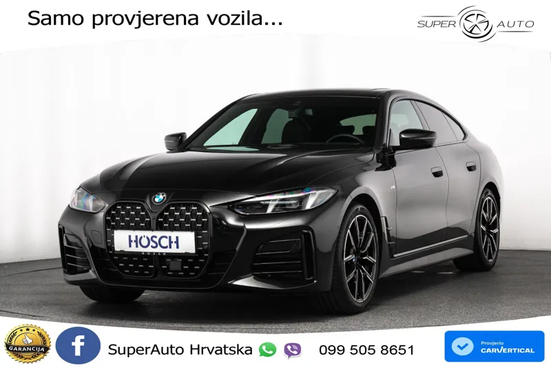 BMW 420d xDrive GC Aut. M Sport 190 KS, ACC+360+GR SJED+PANO+HEAD+VIRT