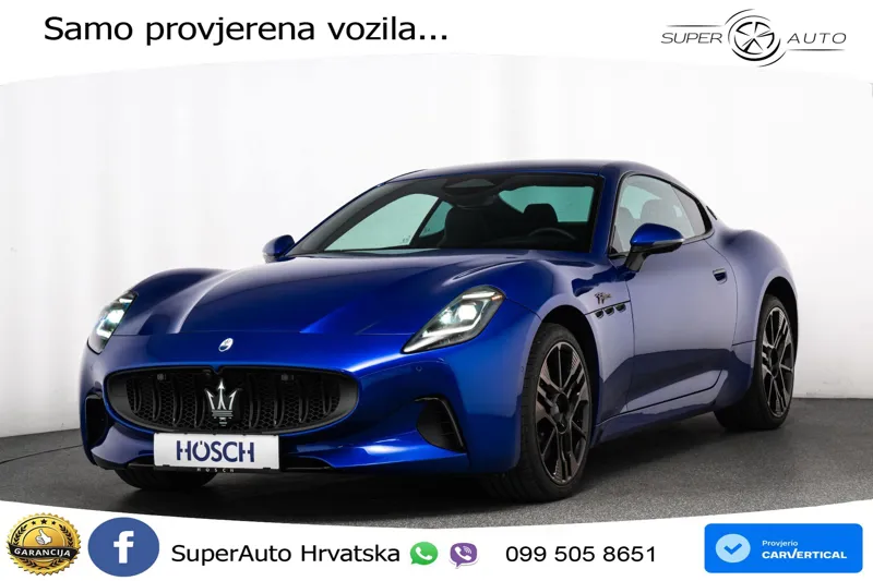 NOVO Maserati GranTurismo Folgore 761 KS, ACC+360+GR SJED+HEAD+VIRT+NAVI