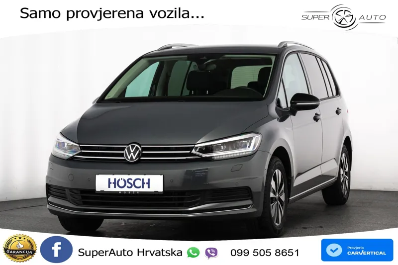 VW Touran 2.0 TDI DSG Comfortline 150 KS, 7-SJED+ACC+GR SJED+VIRT+NAVI