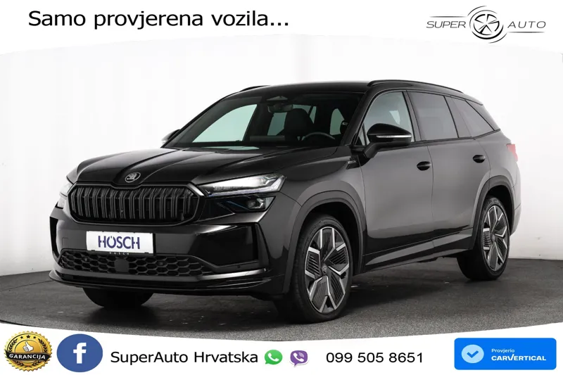 Škoda Kodiaq 2.0 TDI DSG Sportline 150 KS, 7-SJED+KAM+GR SJED+VIRT+NAVI