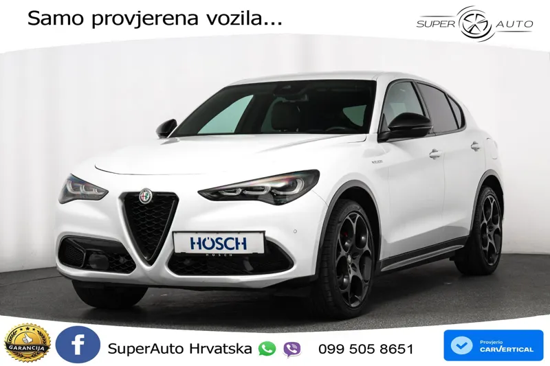 Alfa Romeo Stelvio 2.2 JTDM Q4 Aut. Veloce 209 KS, ACC+KAM+GR SJED+VIRT+NAVI