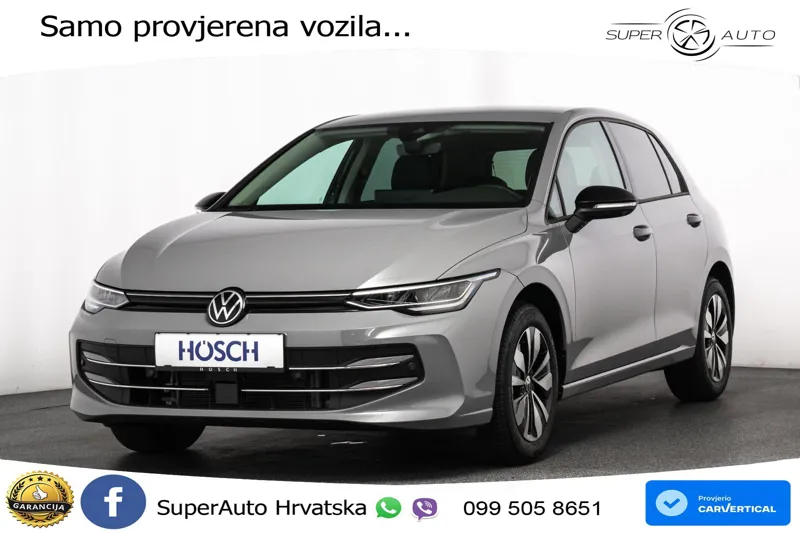 VW Golf 8 1.5 eTSI DSG Life 116 KS, LED+ACC+GR SJED+360+VIRT+PDC