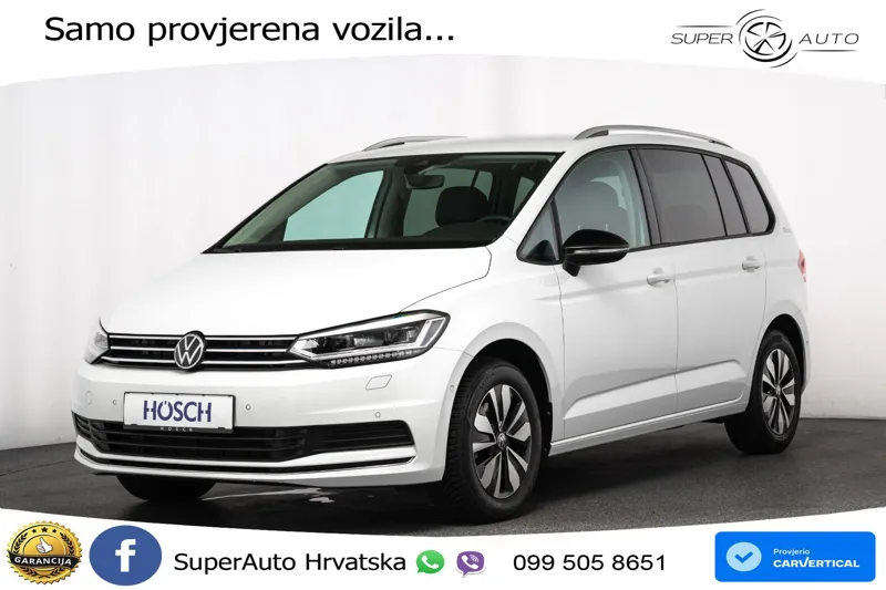 VW Touran 2.0 TDI DSG Comfortline 150 KS, 7-SJED+ACC+GR SJED+PDC+VIRT