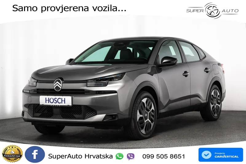 Citroen E-C4 X 54 kWh Plus 156 KS, LED+TEM+KAM+VIRT+PDC+NAVI