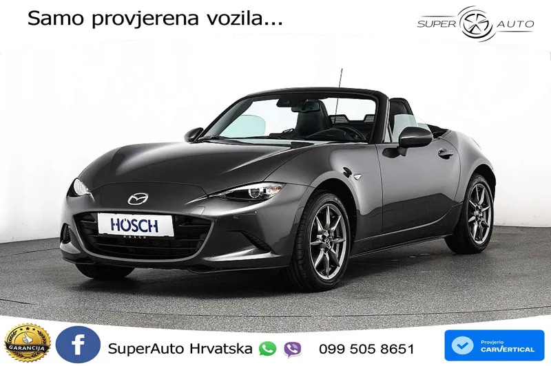Mazda MX-5 1.5 SkyActiv-G Exclusive-Line 132 KS, KAM+GR SJED+PARK