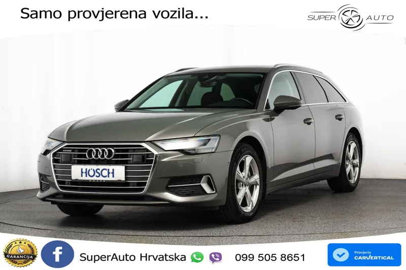 Audi A6 Avant 40 TDI quattro S tronic Sport 204 KS, LED+ACC+GR SJED+KAM+VIRT+PDC