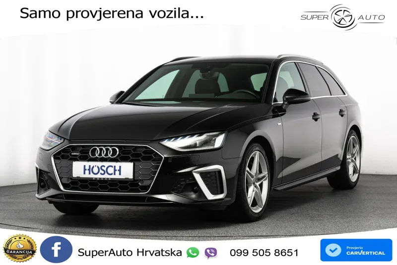 Audi A4 Avant 40 TDI quattro S tronic 2x S line 204 KS, ACC+KAM+VIRT+NAVI