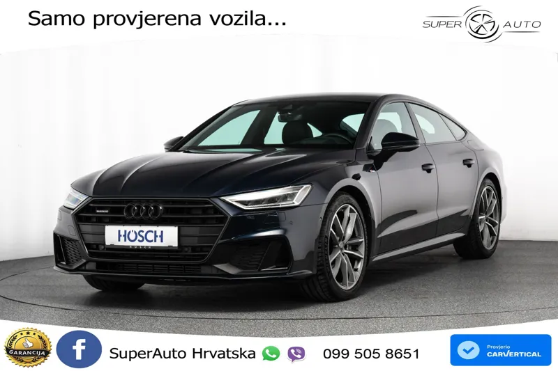 Audi A7 SB 50 TFSIe S tronic quattro 2xS line 299 KS, LED+TEM+GR SJED+B&O