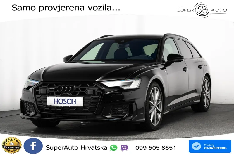 Audi A6 Avant 50 TFSIe quattro S tronic S line 299 KS, LED+ACC+GR SJED+KAM+B&O