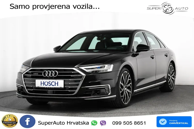 Audi A8 60 TFSIe quattro tiptronic 449 KS, ZRAČNI+MATRIX+ACC+4xGR SJED+360+B&O