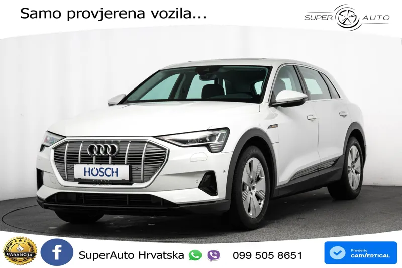 Audi e-tron 50 71 kWh quattro 313 KS, ZRAČNI+LED+ACC+GR SJED+PANO+KAM