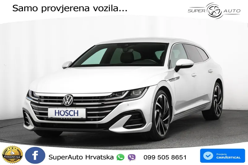 VW Arteon SB 2.0 TDI 4M DSG R-Line 200 KS, ACC+KAM+4xGR SJED+VIRT+NAVI+MASAŽA