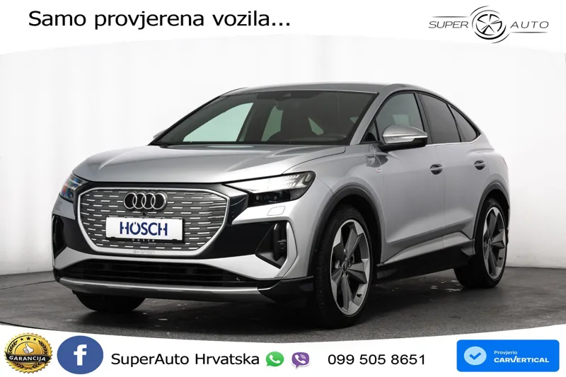 Audi Q4 e-tron SB 45 quattro 2xS line 265 KS, ACC+KAM+HEAD+VIRT+NAVI