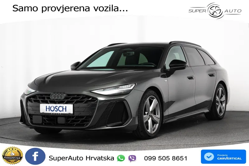 Audi A6 Avant 2.0 TDI S tronic 2x S line 204 KS, ACC+360+GR SJED+PANO+VIRT+NAVI