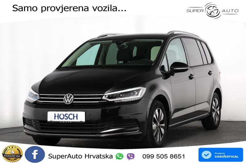 VW Touran 2.0 TDI DSG Comfortline 150 KS, 7-SJED+ACC+GR SJED+VIRT+NAVI