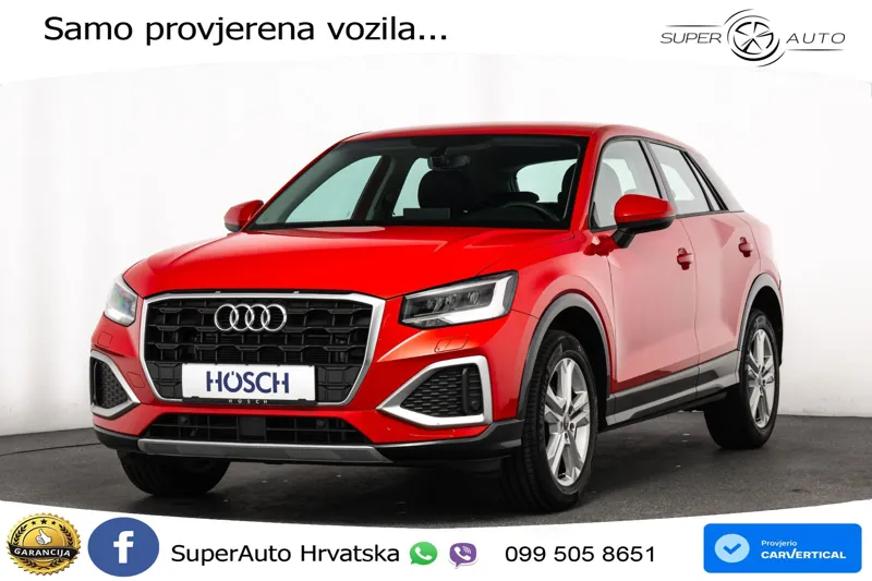 Audi Q2 35 TFSI S tronic Advanced 150 KS, ACC+GR SJED+KAM