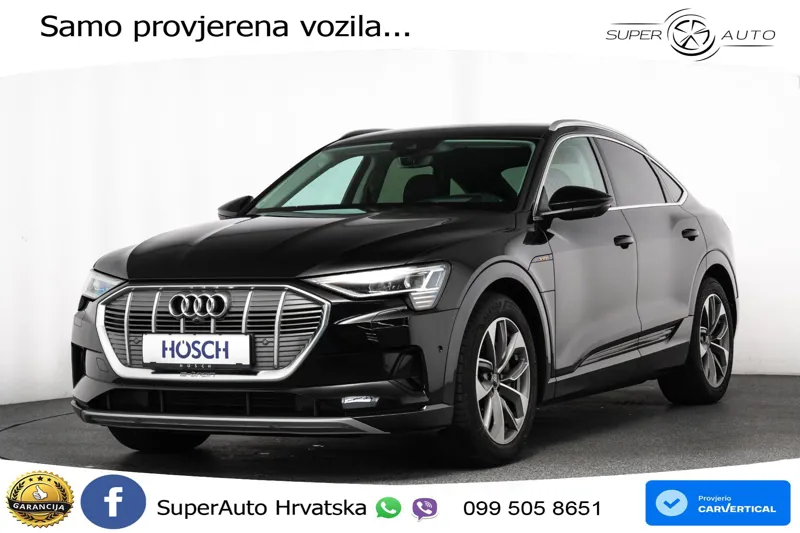 Audi e-tron SB 55 95 kWh quattro Advanced 408 KS, ZRAČNI+MATRIX+ACC+GR SJED+360