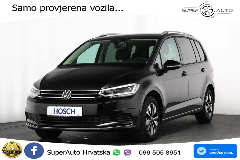 VW Touran 2.0 TDI DSG Comfortline 150 KS, 7-SJED+ACC+GR SJED+VIRT+NAVI
