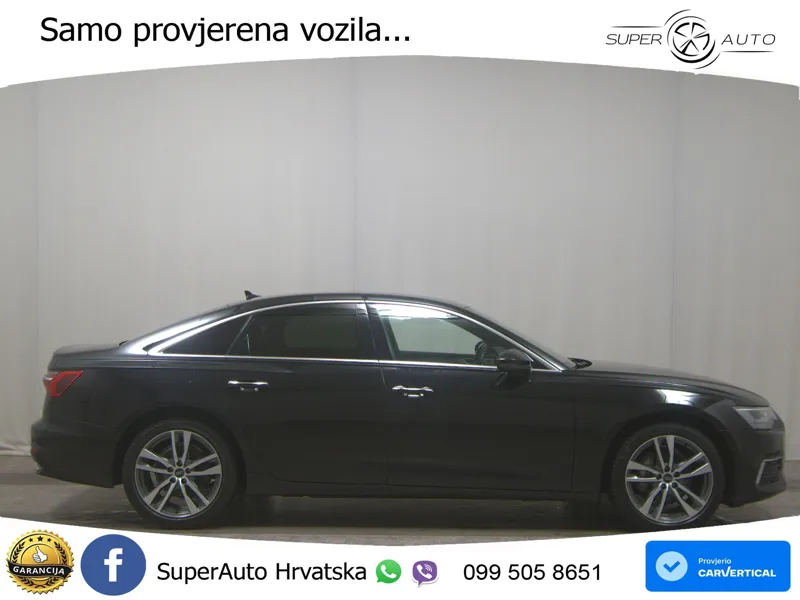 Audi A6 2.0 TDI S tronic 204 KS, LED+ACC+GR SJED+360+VIRT