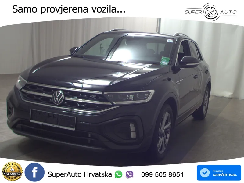 VW T-Roc 1.0 TSI R Line 116 KS, LED+ACC+GR SJED+KAM+PDC+VIRT