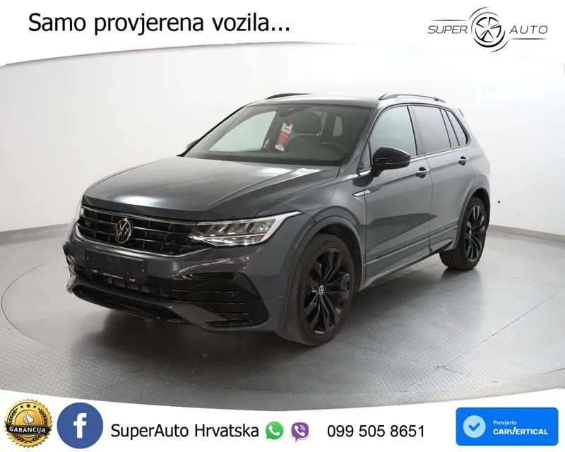 VW Tiguan 2.0 TSI 4M Aut. 2xR-Line 190 KS, ACC+LED+GR SJED+VIRT+ASIST