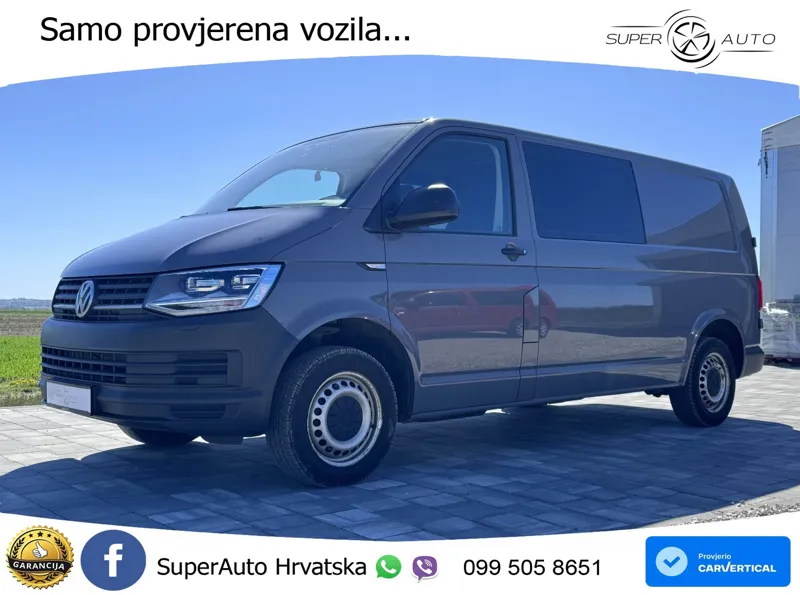 VW Transporter 2.0 TDI L2H1 150 KS, REG 10/26 TEM+LED+PARK