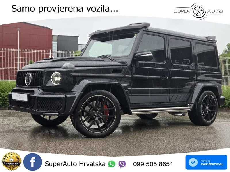 Mercedes G 63 V8 4M Aut. BRABUS 571 KS, REG 06/27 KAM+LED+4xGR SJED+PANO+NAVI