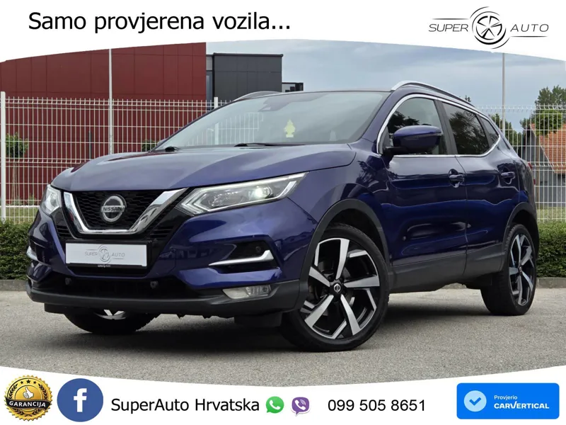 Nissan Qashqai 1.3i Tekna 140 KS, REG 10/26 LED+360+GR SJED+PANO+ASIST
